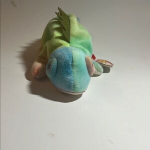 Ty Blue and Green Plush Toy for Small Pets